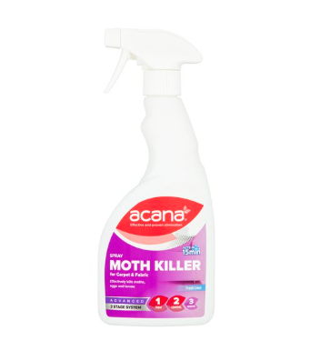 Acana Fragranced Carpet & Fabric Moth Killer - 500ml - Fresh Linen scent