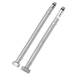 Tap connection hoses (pair) 60 cm M10xF1/2″