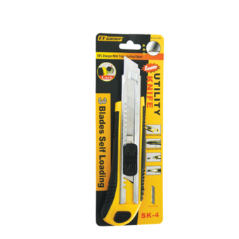 Auto loading utility knife with 5 blades