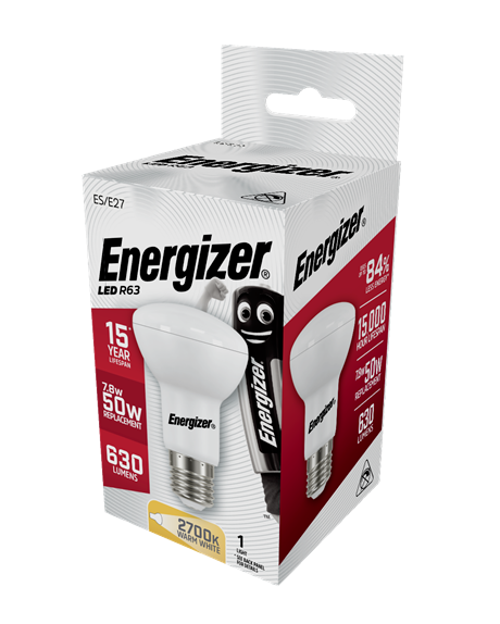 Energizer 7.8W LED R63 Reflector Screw Cap E27/ ES Light Bulb