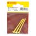 Centurion 3pc 2" X 10 Slotted Brass CSK Woodscrews