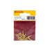 Centurion 3/4 x 8 Slotted Countersunk Brass Woodscrews - Pack Of 9