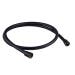 Black Shower Hose CON/CON (360⁰) - 150cm
