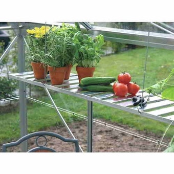 Vitavia Aluminium Folding Shelf - Silver 120cm x 31cm