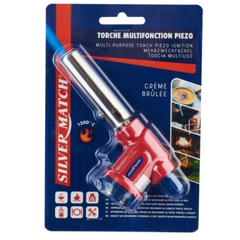 Silver Match Multipurpose Torch – Precision Flame with Piezo Ignition (1300°C)
