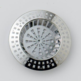2 Piece 1 5/8" - 2 1/4" Chrome Sink Strainer (plastic)