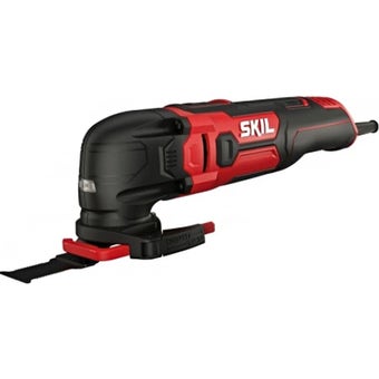 SKIL 300W Electric Multi Tool with Variable Speed, LED Light, Dust Adapter and Universal Accessory Compatibility