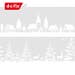 D-C-Fix Static-Cling Winter Border - 20cm x 1.5m