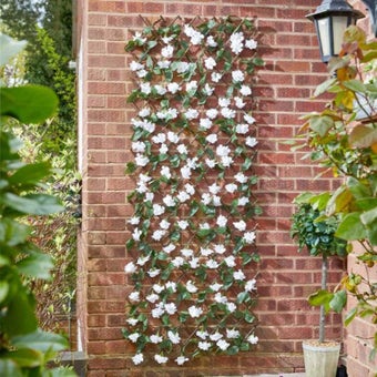Solar In-Lit Hydrangea Trellis 180 x 90cm