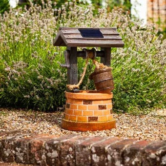 Solar Wishing Well Fountain