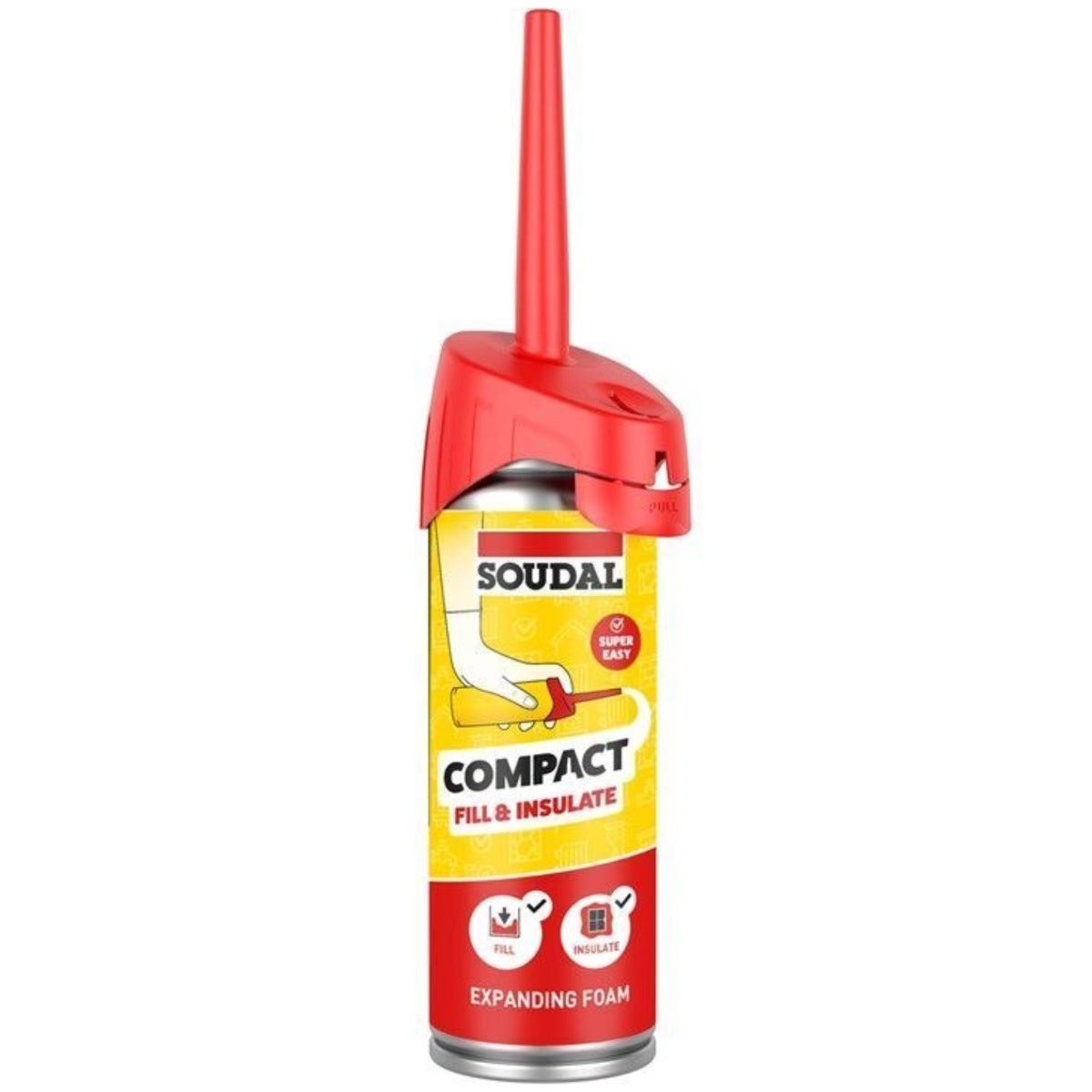 Soudal Compact Fill & Insulate Gap Filling Foam 150ml