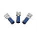 6.3mm Blue Female Insulated Electrical Push-ons (Pack of 10)