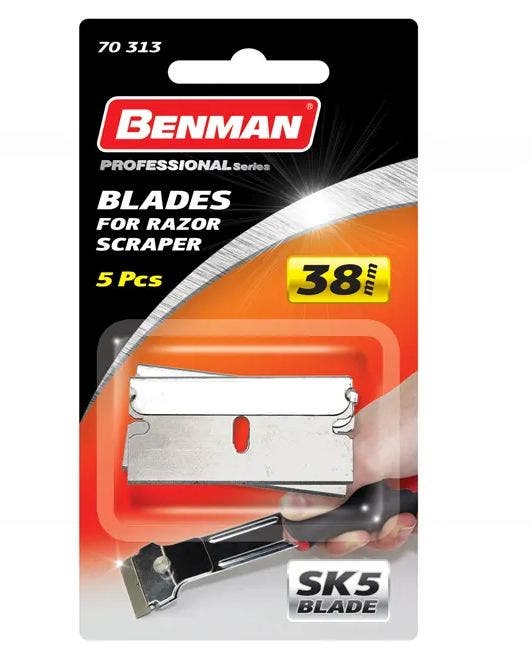 Spare Blades for Dura Grip Razor Scraper - pack of 5