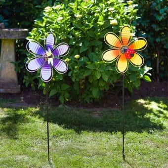 Spinning Blooms Wind Spinner - Assorted Designs
