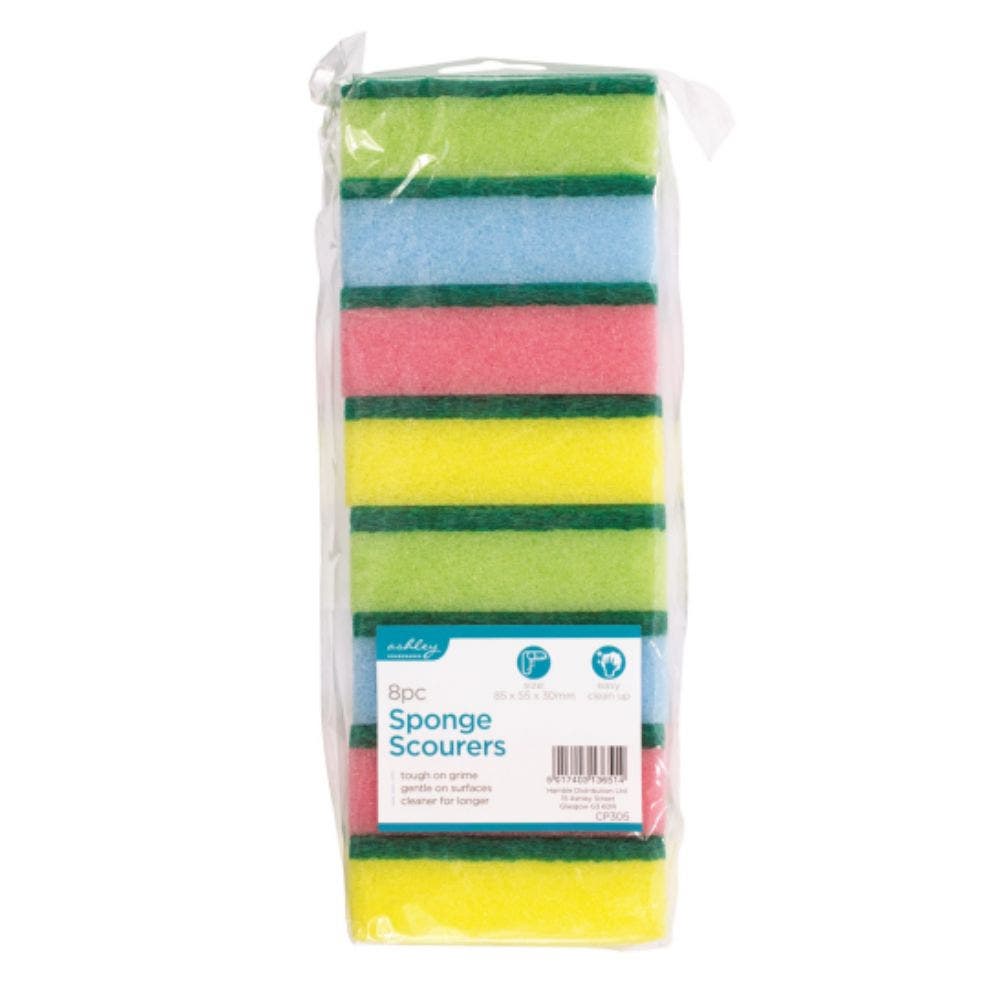 Sponge Scourers - 8 pack 