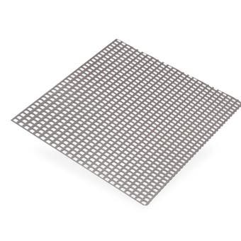 Square Perforated Raw Steel - 1000mm x 500mm