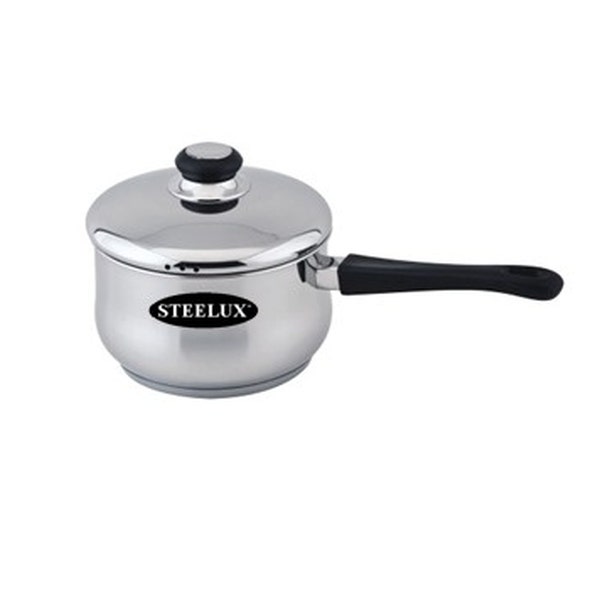 Steelex Stainless Steel Saucepan & Lid - 16cm