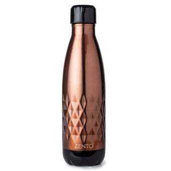 Stainless Steel Diamond Copper Vacuum Water Bottle 500ml