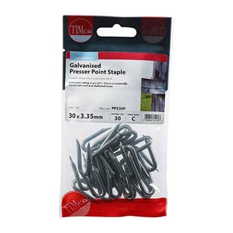 Presser Point Staples - Galvanised 30mm x 3.35mm