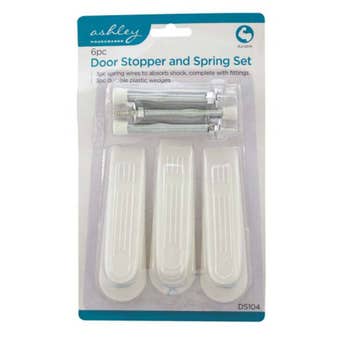 Ashley 6pc Door Stopper & Spring Set