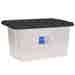 TML Car Boot Clear Storage Box & Black Lid - 35L