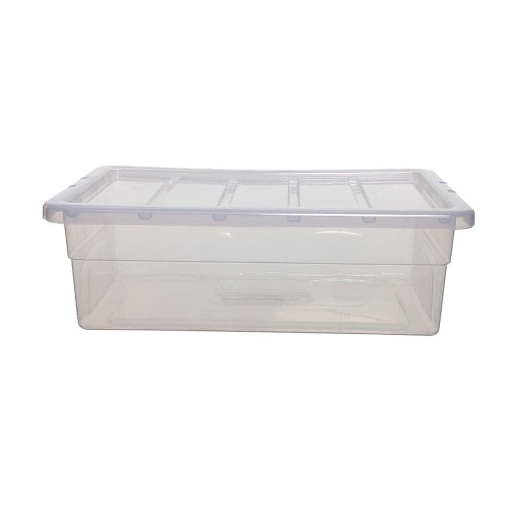 Whitefurze Spacemaster Storage Box With Lid 28L