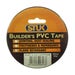 Stuk Black Builders PVC Tape - 50mm X 33m