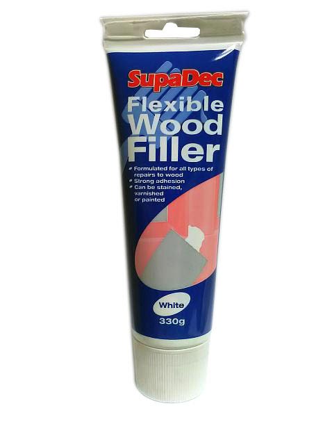 SupaDec Flexible Wood Filler - White 330g