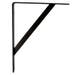 Metal Shelf Bracket 400 x 275mm - Black