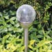 Kingavon Stainless Steel Colour Changing Solar Glass Ball - 8cm