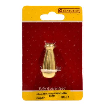 Polished Brass Cord Pulls 40mm