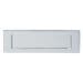 Chrome Victorian Plain Letter Plate - 257 X 81mm