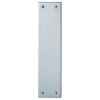 Chrome Plated Victorian Finger Plate 305mm x 70mm