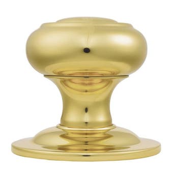 Polished Brass Centre Door Knob