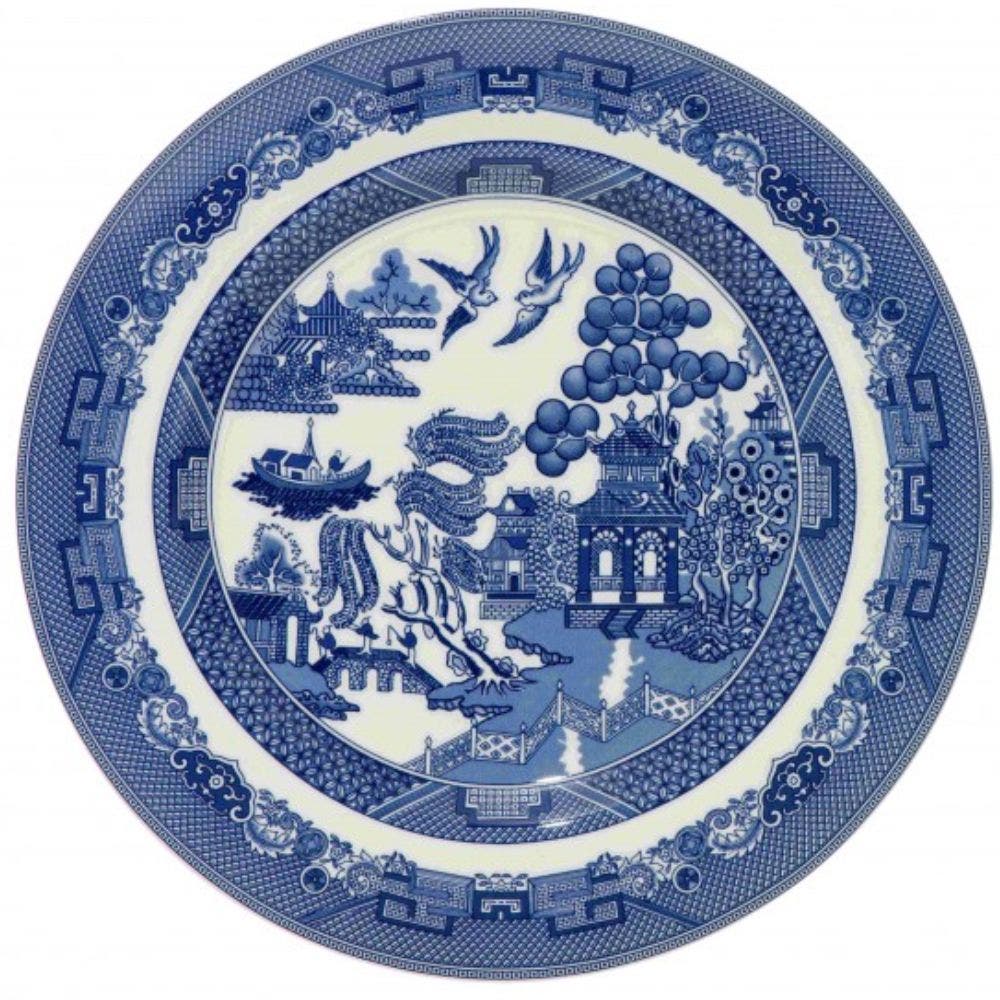 Blue Willow Dinner Plate 27cm 10.5"
