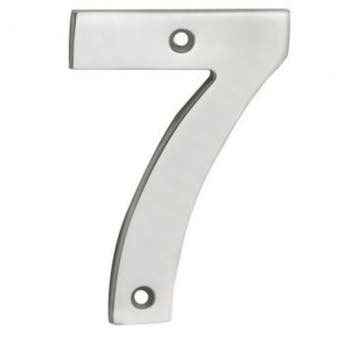 Satin Stainless Steel Number 7 - 100mm