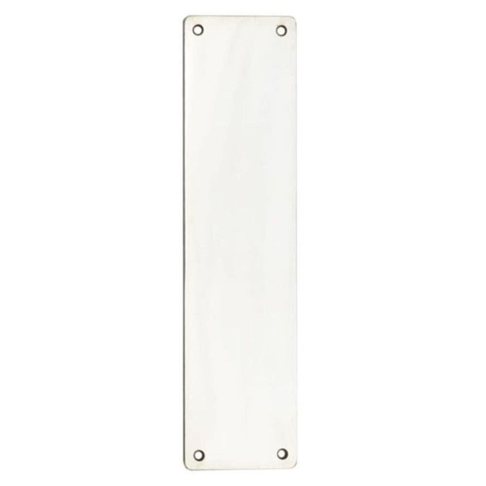 Polished Stainless Steel Finger Plate 75mm x 300mm