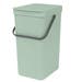 Sort & Go Waste Bin 16L - Jade Green