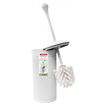 Steelex Cream Toilet Brush Set