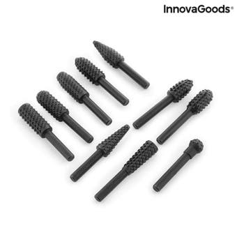InnovaGoods Rotary Rasp Drill Bits - Pack of 10