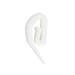 Securit Plastic Curtain Hooks White - Pack of 25