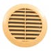 Beige Round Vent - 100mm