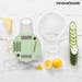 InnovaGoods 6-in-1 Multifunction Grater-Slicer with Accessories and Recipes