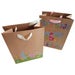 Sustainable Kraft Paper Gift Bag – 23x18cm with Silk Ribbon Handle