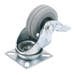 50mm Swivel Plate Rubber Castor with Brake