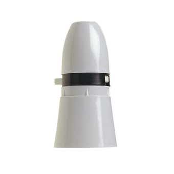 White BC/ B22 Bayonet Cap Switched Lampholder T2
