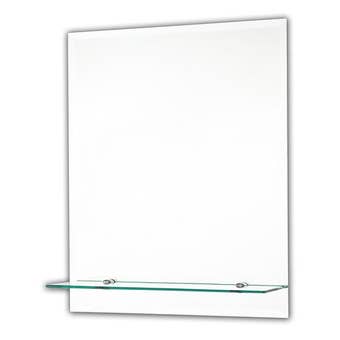 Single Shelf Rectangular Mirror 50cm X 40cm
