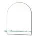 Single Shelf Arched Mirror 50cm X 40cm