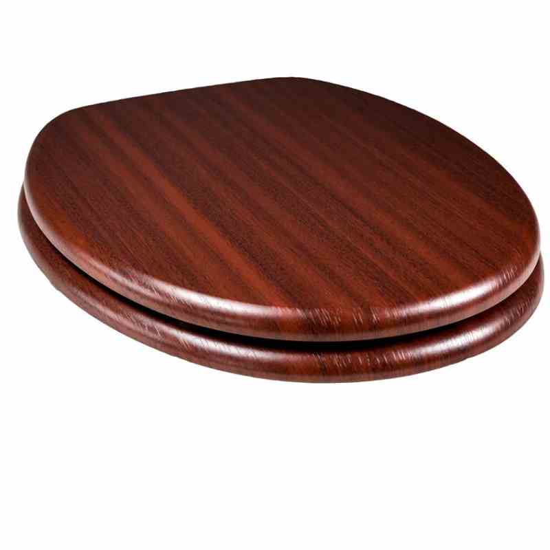 Tema Woodland Inspired Toilet Seat - Matt Mahogany Finish
