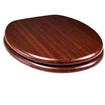 Tema Woodland Inspired Toilet Seat - Matt Mahogany Finish
